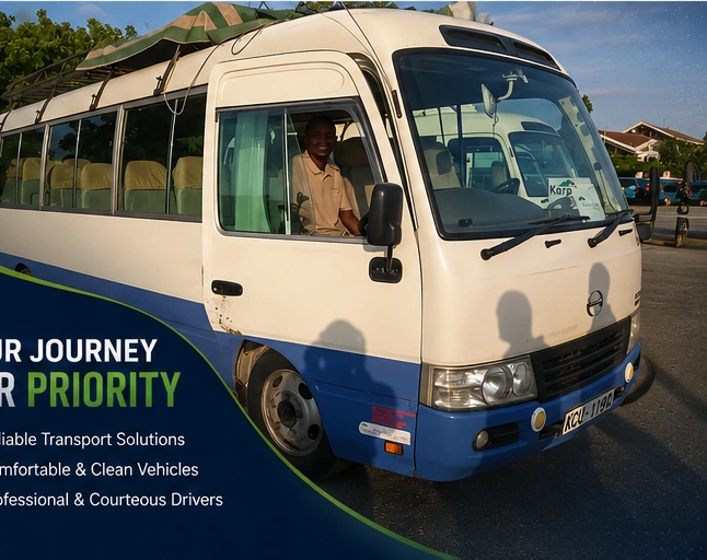 Moses Kenya Safaris safari minibus ready for group travel